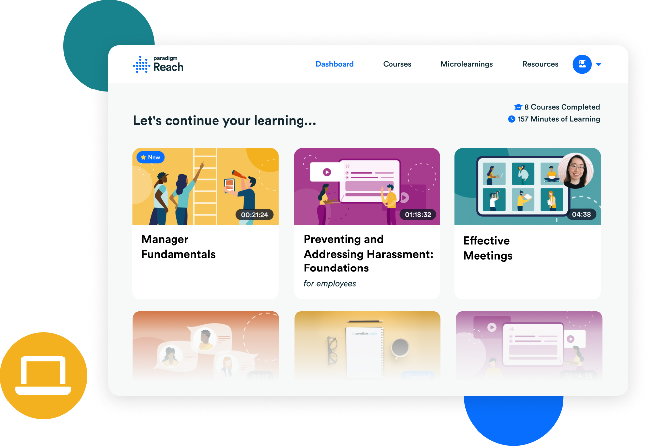 Paradigm Reach learning modules